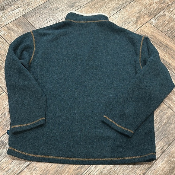 Kuhl Alfpaca Fleece Men’s Medium Green 1/4 Zip Pullover Sweater Hiking Outdoors - Picture 4 of 4